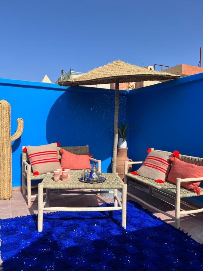 Jolie Maison/riad 6 pers dans un cadre familial Marrakesh Exterior foto