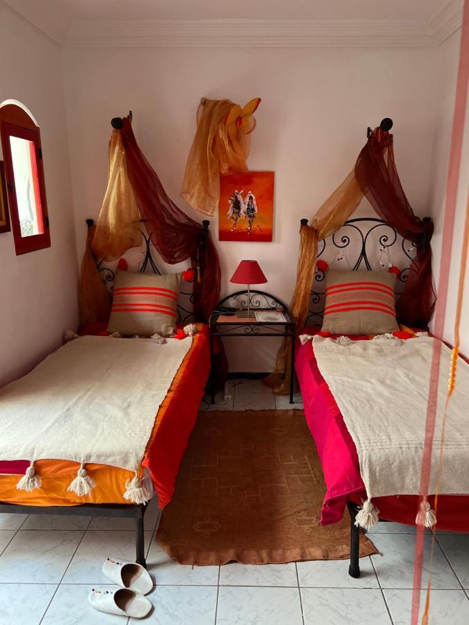 Jolie Maison/riad 6 pers dans un cadre familial Marrakesh Exterior foto