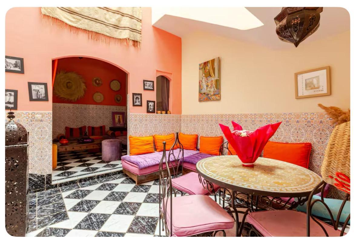Jolie Maison/riad 6 pers dans un cadre familial Marrakesh Exterior foto