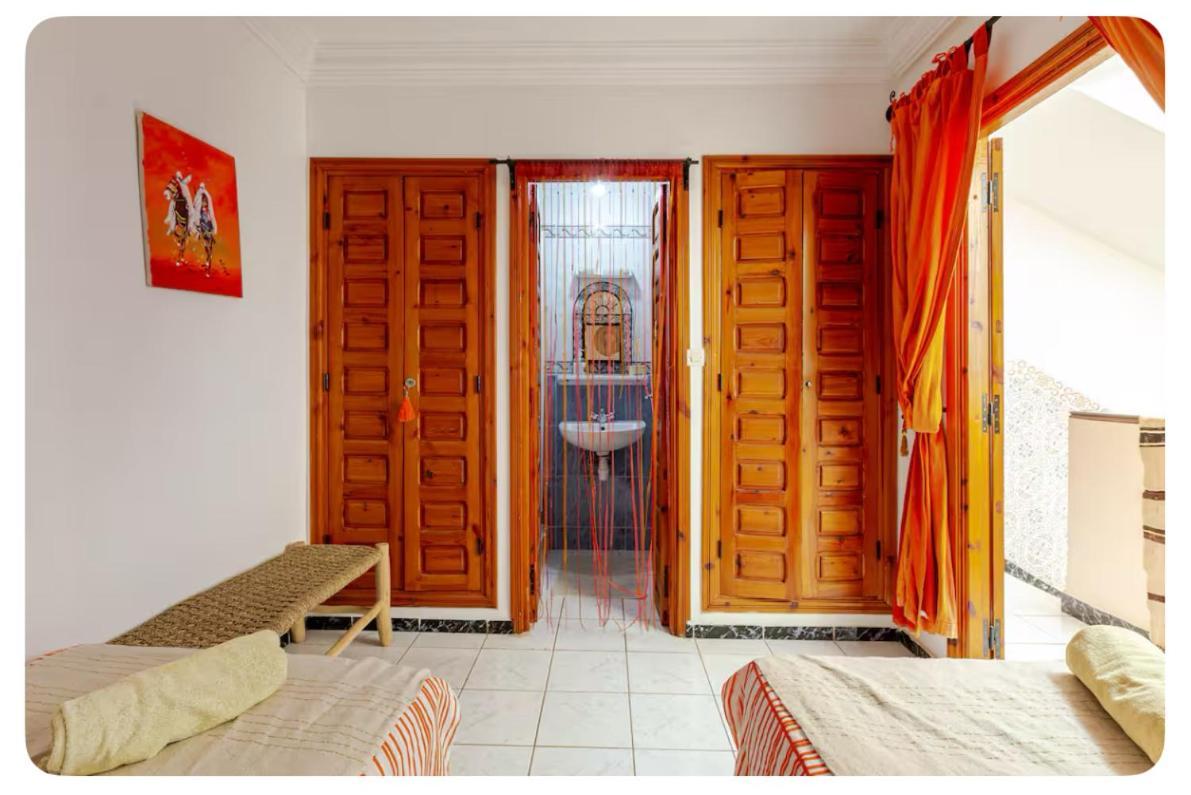 Jolie Maison/riad 6 pers dans un cadre familial Marrakesh Exterior foto